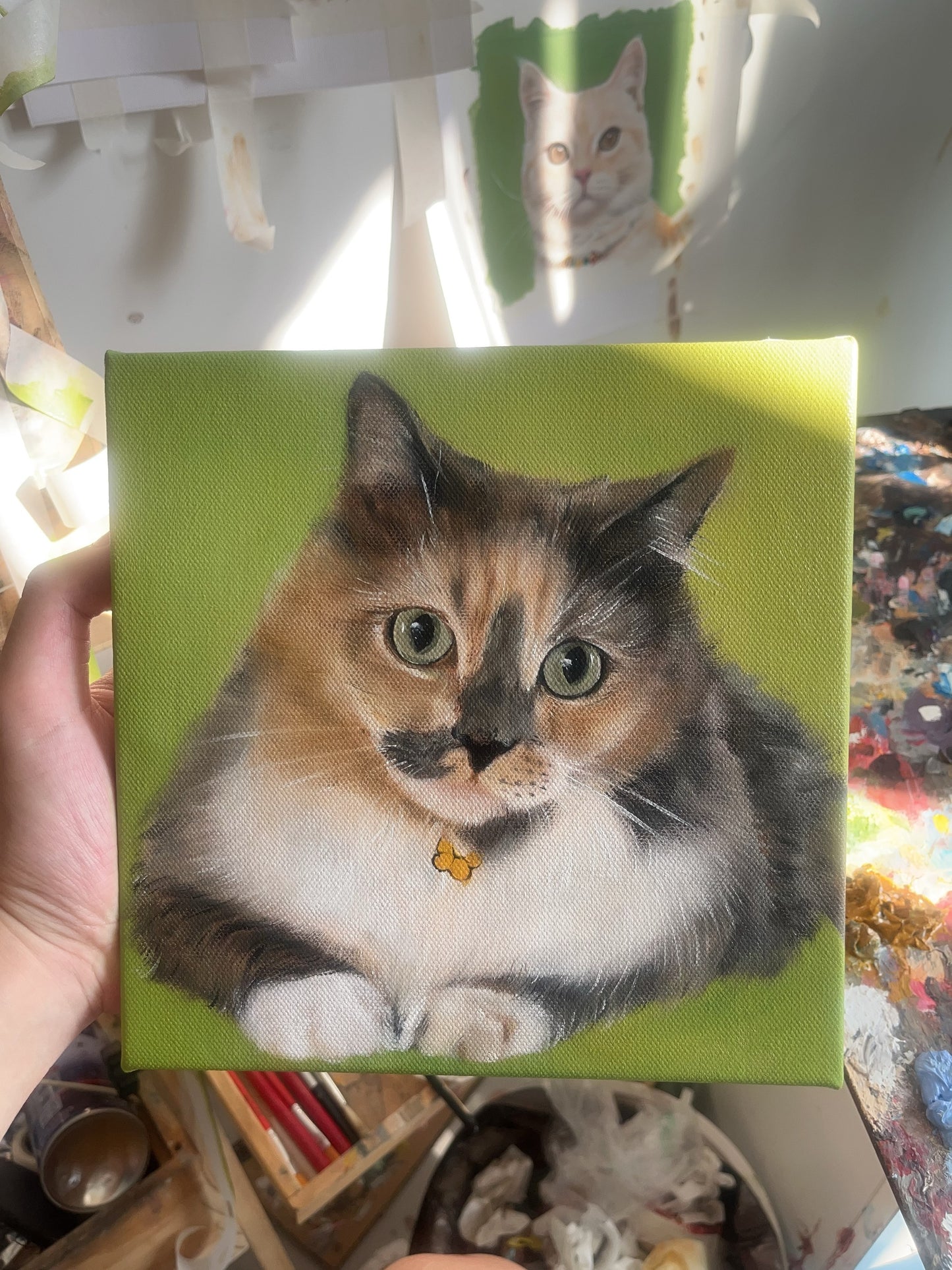 Hand-Painted Realistic Oil Pet Portrait Custom| Lifetime Keepsake