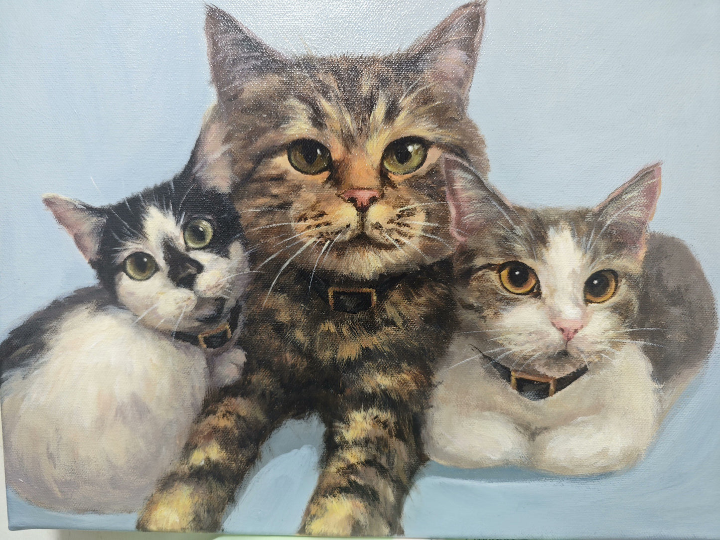 Hand-Painted Realistic Oil Pet Portrait Custom| Lifetime Keepsake