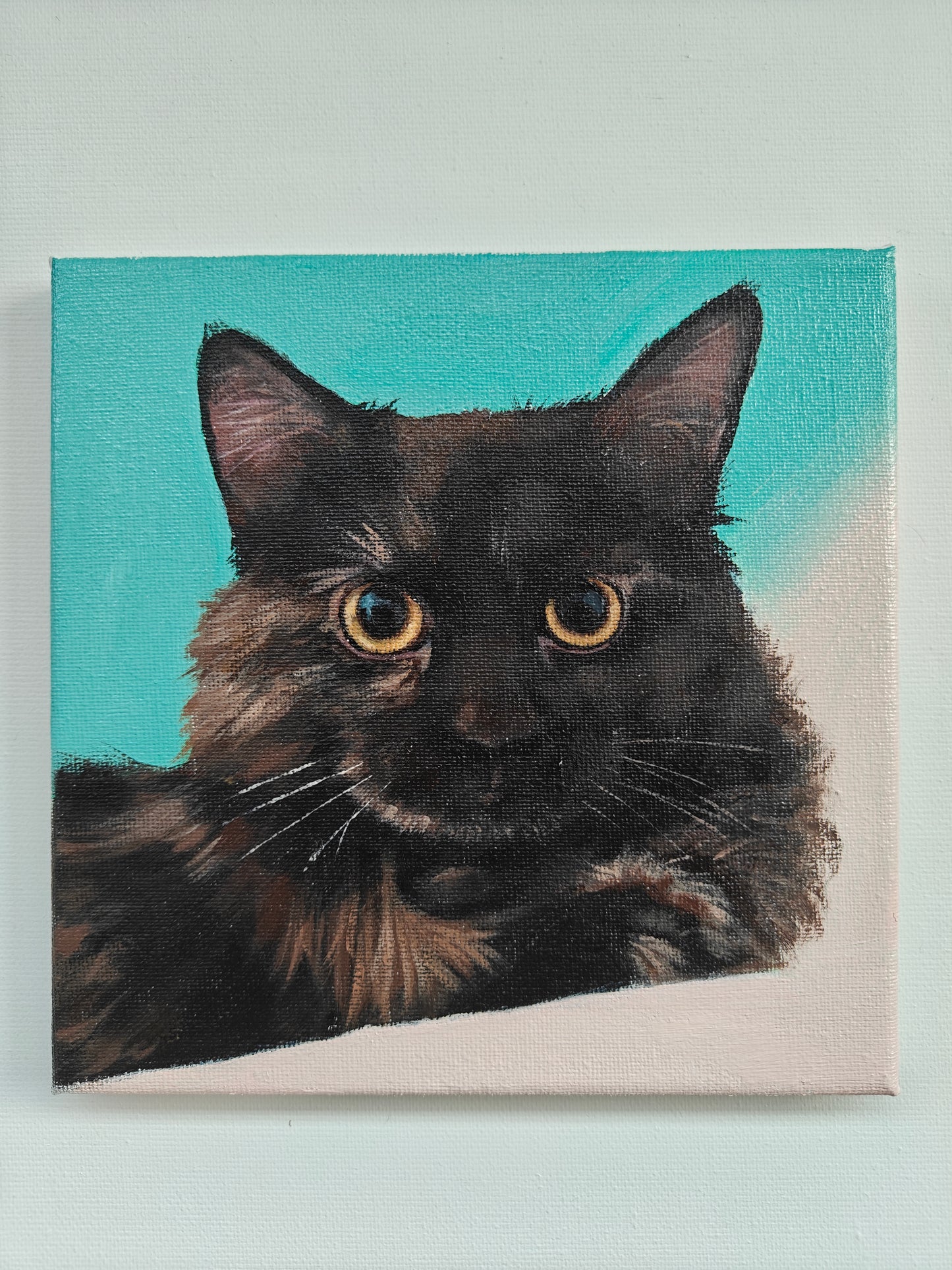 Hand-Painted Realistic Oil Pet Portrait Custom| Lifetime Keepsake