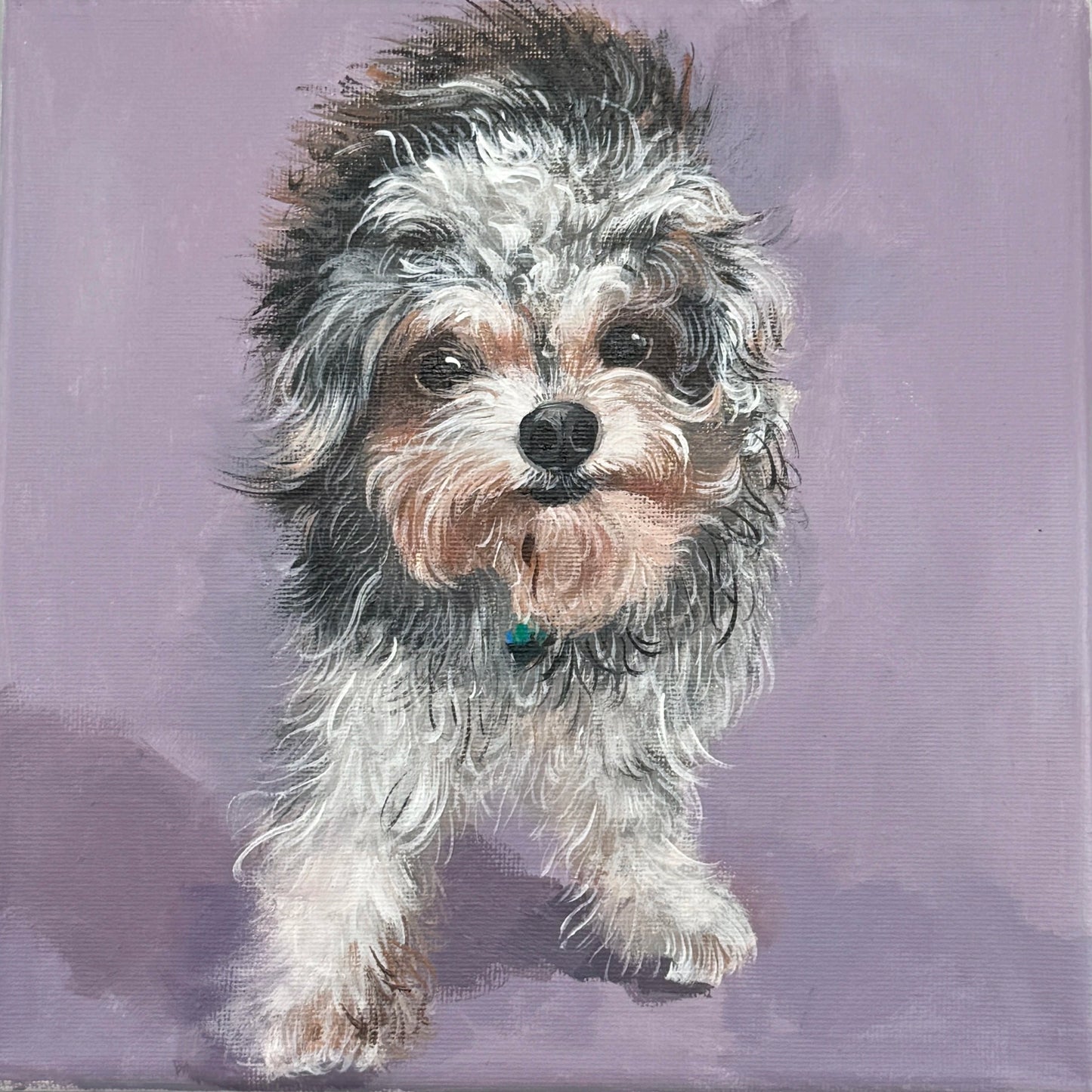 Hand-Painted Acrylic Dog Portraits