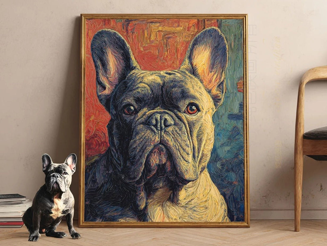 Step-by-step guide to commissioning a custom hand-painted pet portrait, showing size options, art styles, and the ordering process at Bolapawzi