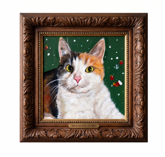 Custom hand-painted pet portrait as a graduation gift — a meaningful keepsake for pet-loving graduates leaving home, from Bolapawzi