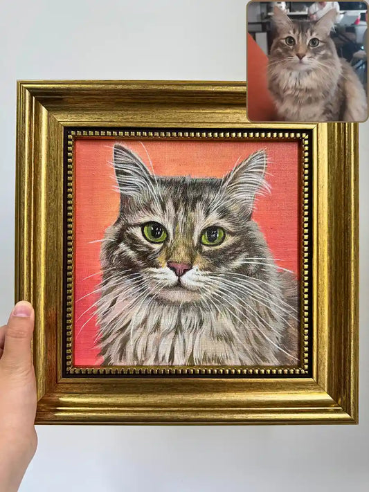 A Shelter Volunteer Honors Her 50th Foster Cat with a Portrait