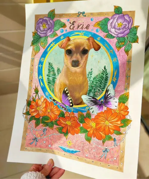 How Mark Surprised His Wife with a Portrait of Their Aging Beagle
