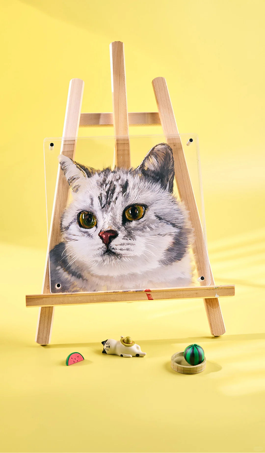 3D Multi-Layer Acrylic Pet Portrait - Custom Depth Art Painting for Dogs & Cats