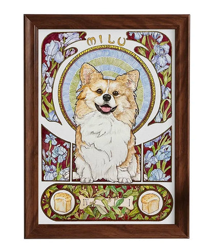 “Musha” Princess Style Custom Pet Portrait-"MILU"