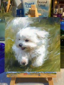 Artistic Style Hand-Painted Custom Pet Portrait-Financialization