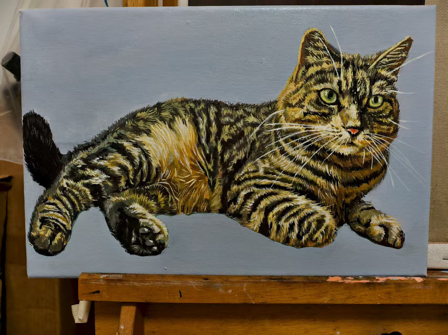 Hand-Painted Realistic Oil Pet Portrait Custom| Lifetime Keepsake