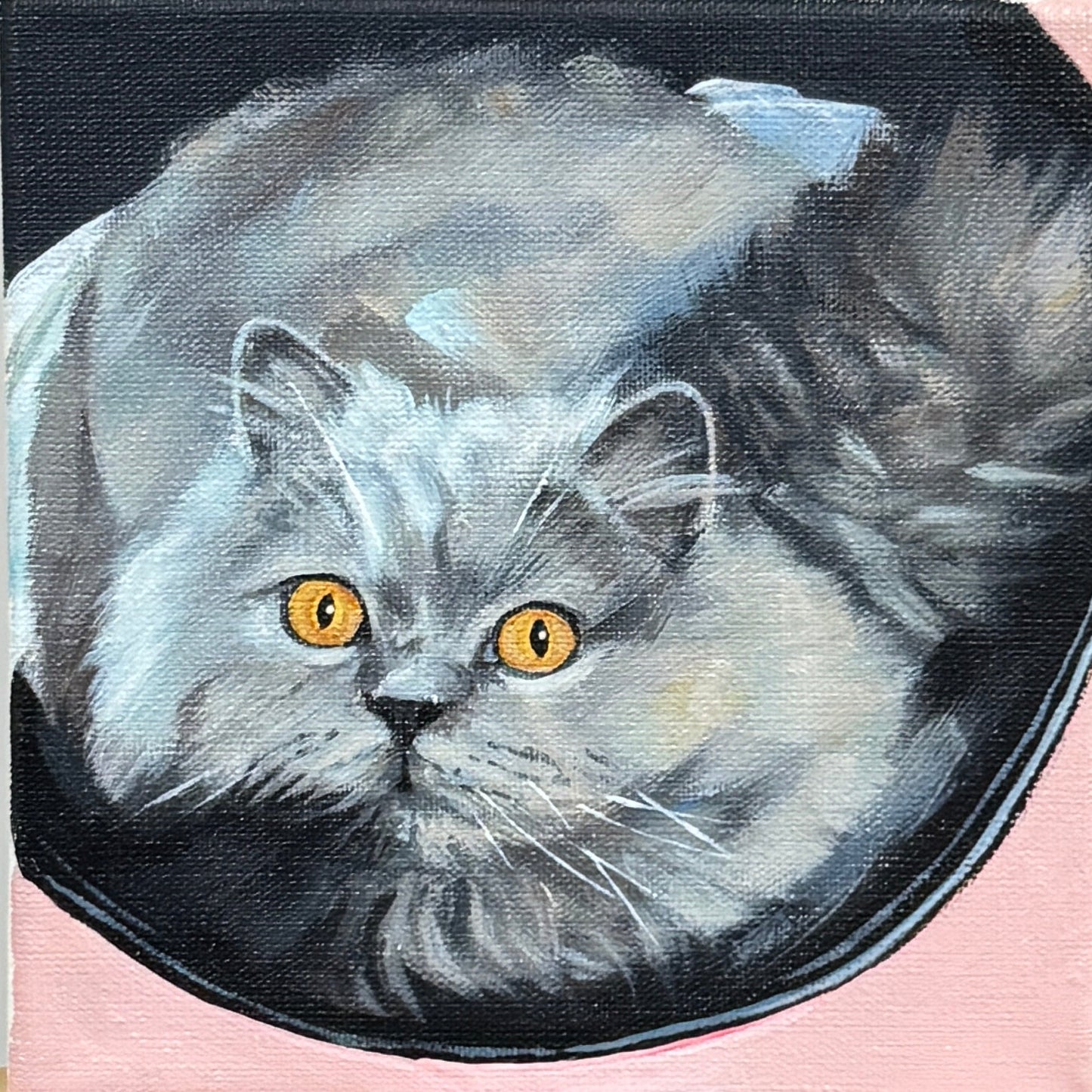 Hand-Painted Realistic Oil Pet Portrait Custom| Lifetime Keepsake