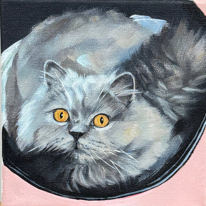 Hand-Painted Realistic Oil Pet Portrait Custom| Lifetime Keepsake