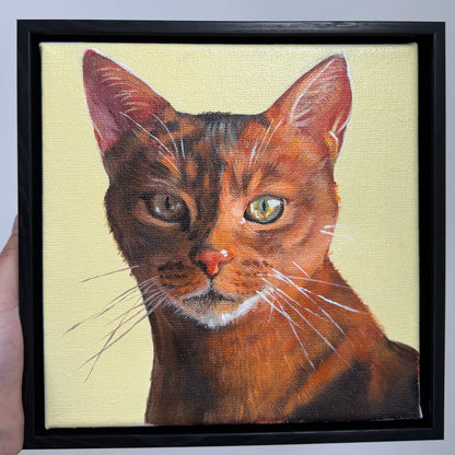 Hand-Painted Realistic Oil Pet Portrait Custom| Lifetime Keepsake