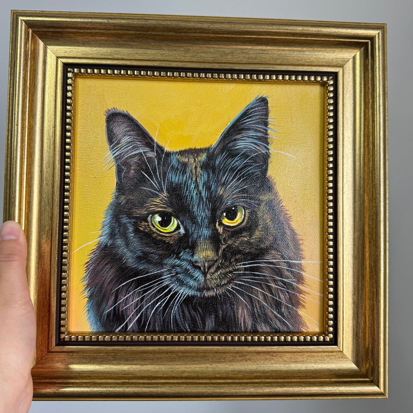 Hand-Painted Realistic Oil Pet Portrait Custom| Lifetime Keepsake
