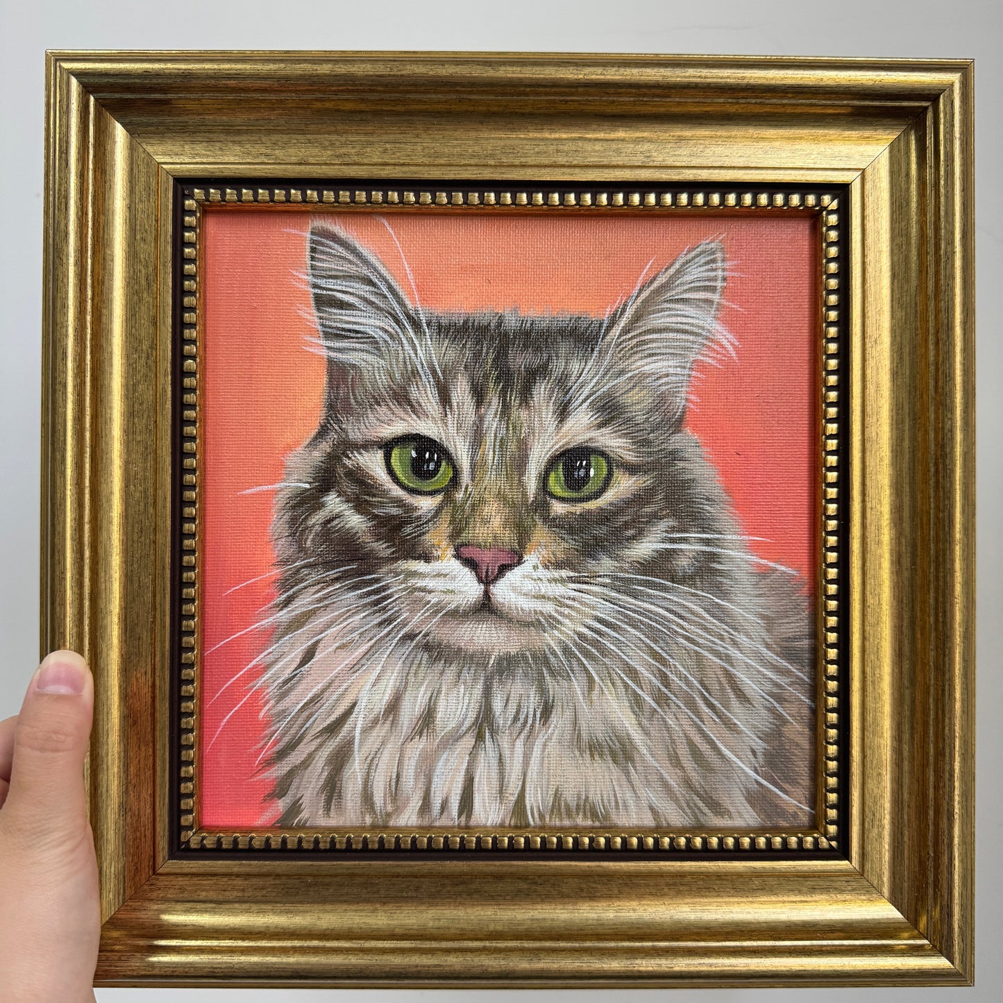 Hand-Painted Realistic Oil Pet Portrait Custom| Lifetime Keepsake