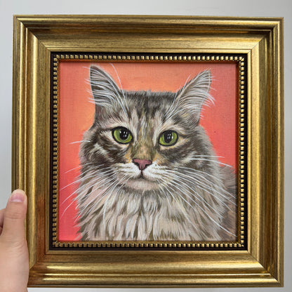 Hand-Painted Realistic Oil Pet Portrait Custom| Lifetime Keepsake