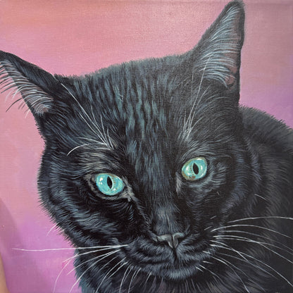 Hand-Painted Realistic Oil Pet Portrait Custom| Lifetime Keepsake