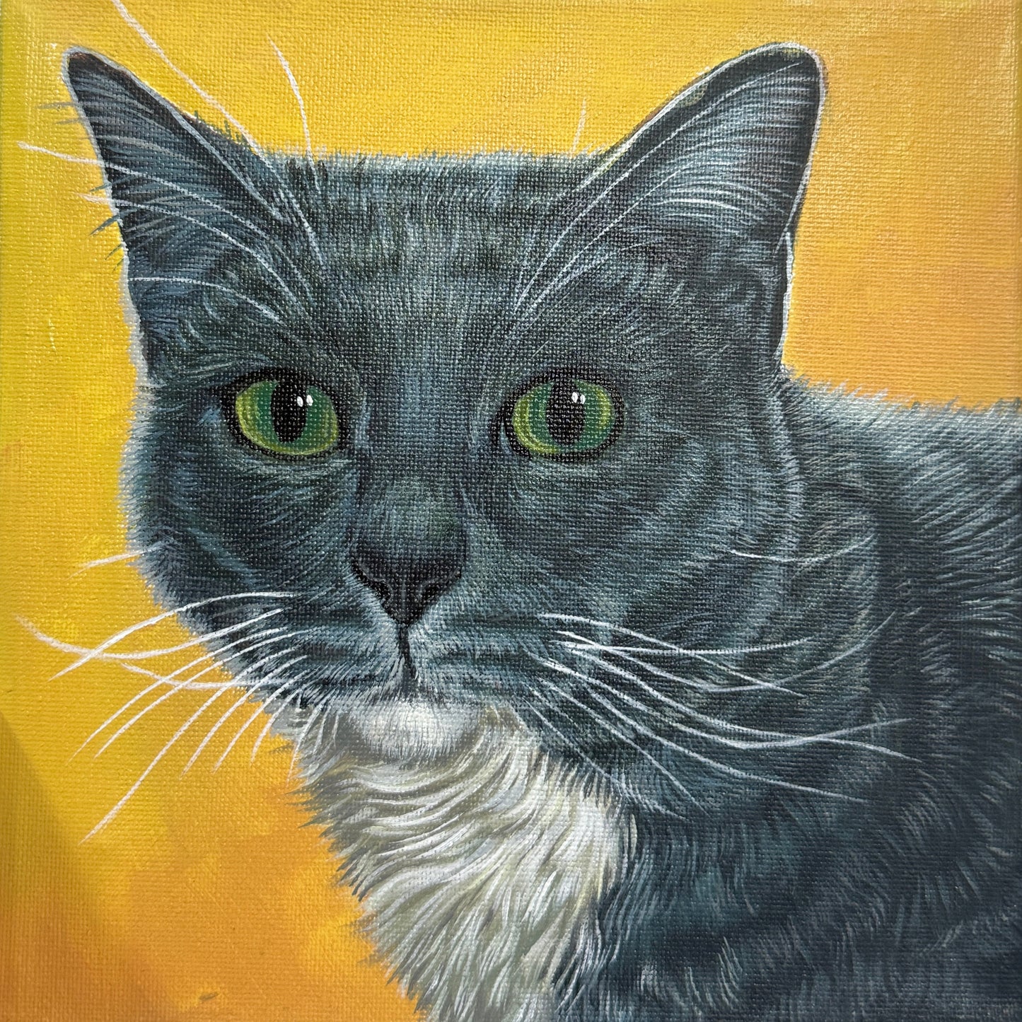 Hand-Painted Realistic Oil Pet Portrait Custom| Lifetime Keepsake