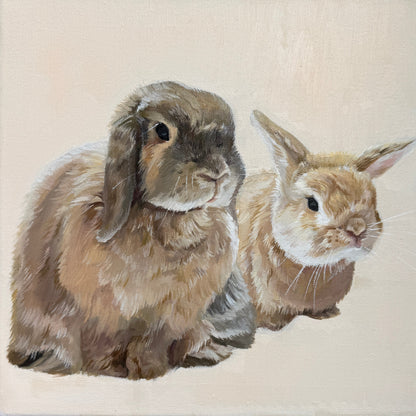 Hand-Painted Realistic Oil Pet Portrait Custom| Lifetime Keepsake