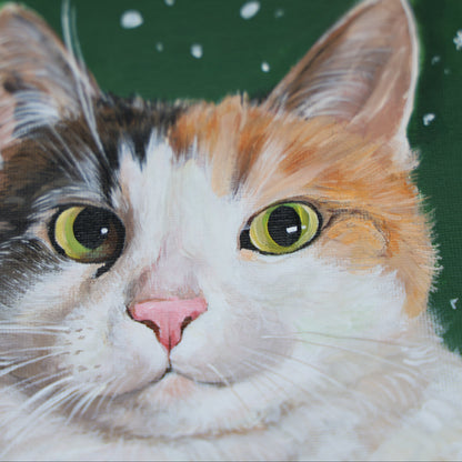 Hand-Painted Realistic Oil Pet Portrait Custom| Lifetime Keepsake