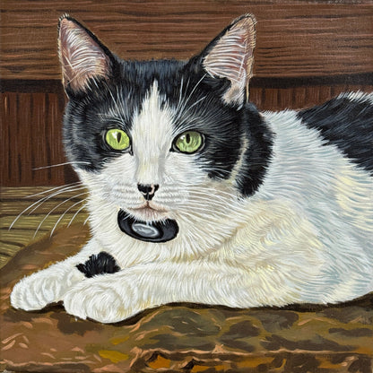 Hand-Painted Realistic Oil Pet Portrait Custom| Lifetime Keepsake