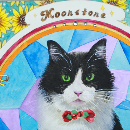 Mucha Style Custom Pet Portrait