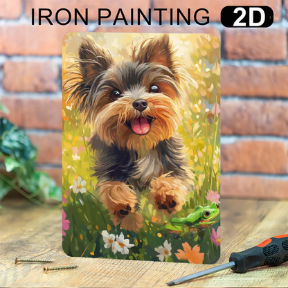 Custom dog&cat pet tin sign
