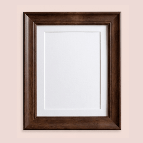 Custom Minimalist Pet Photo Frame – Personalized Dog & Cat Picture Frame, Modern Neutral Home Decor, Framed Pet Photo