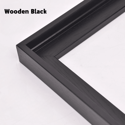 Minimalist Wooden Oil Painting Frame