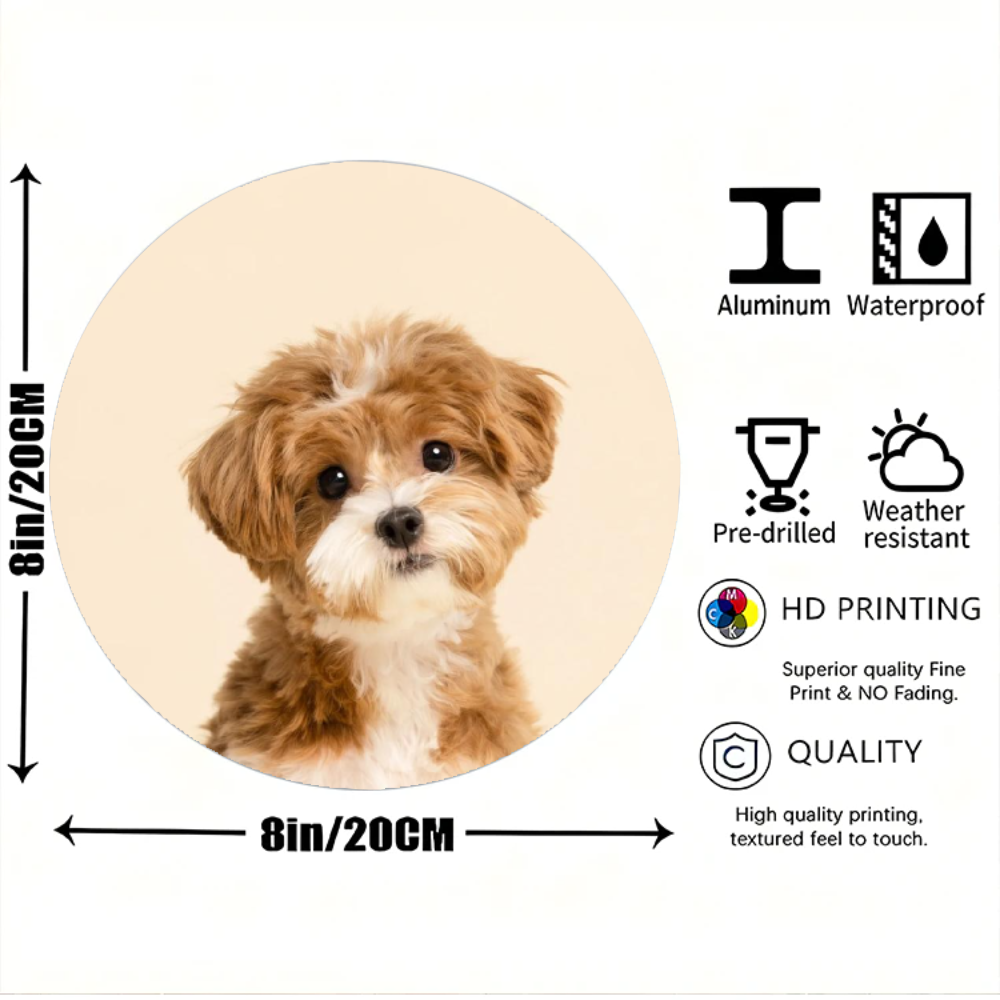 Custom dog&cat pet tin sign