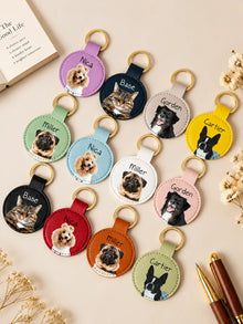 Custom Pet Portrait Keychain