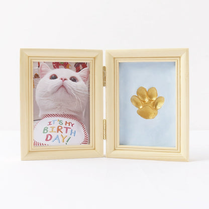 Pet paw print memorial diy