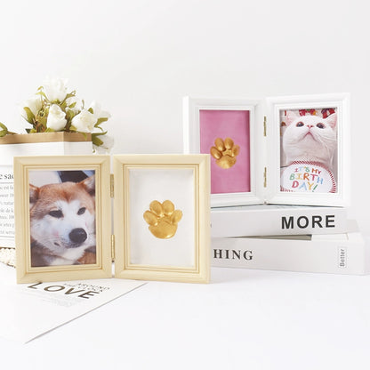 Pet paw print memorial diy