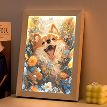 Custom 3D Adjustable Light Pet Portrait-Cure Corgi