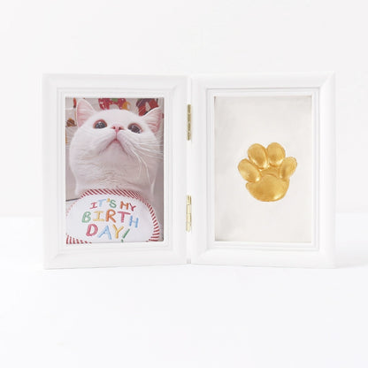 Pet paw print memorial diy