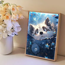 Custom 3D Adjustable Light Pet Portrait-Cure Husky