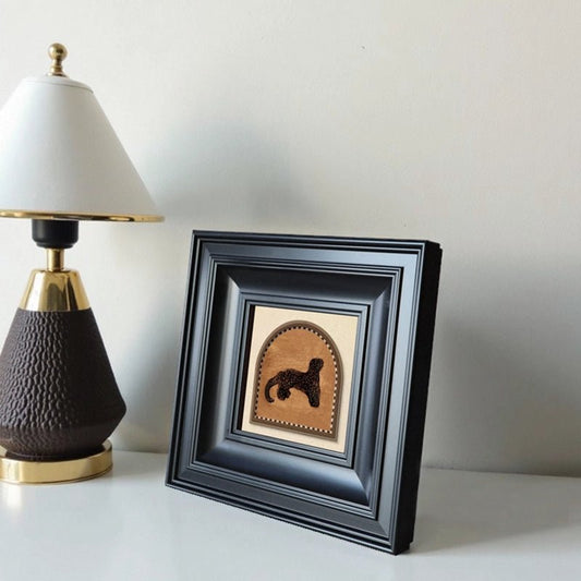 Minimalist Vintage-Style Watercolor and Oil Painting Frame