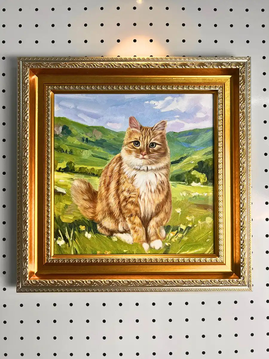 Custom Hand-Painted Pet Portrait — Premium Acrylic, Realistic Style