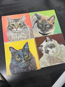 Custom Hand-Painted Pet Portrait — Premium Acrylic, Realistic Style