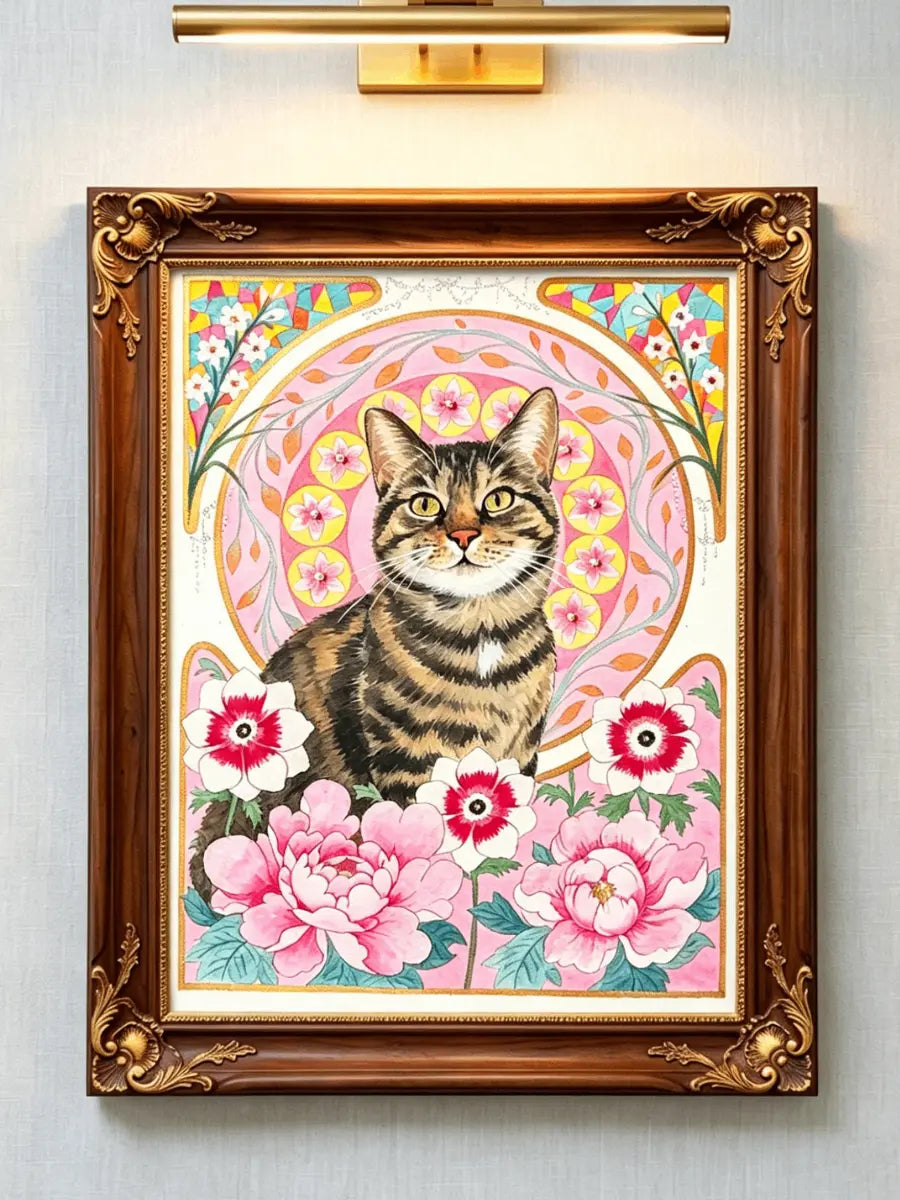 bolapawzi-custom-mucha-style-art-nouveau-cat-portrait-with-frame.webp__PID:8826b812-e6d3-4d27-a09f-7457db74fc05