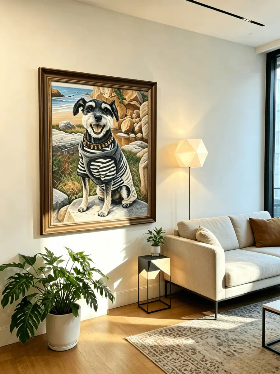 Museum-Grade Oil Pet Portrait