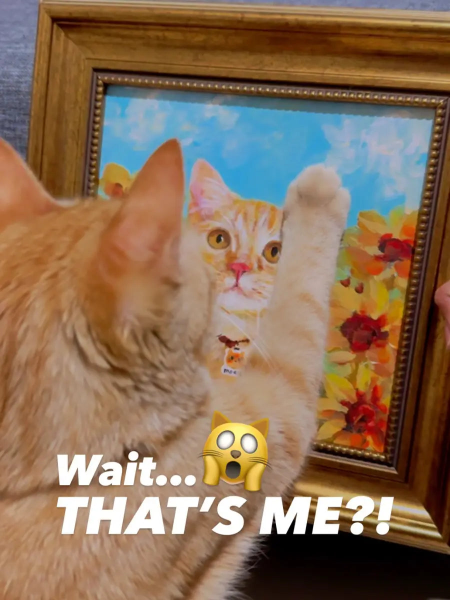 Custom Hand-Painted Pet Portrait — Premium Acrylic, Realistic Style