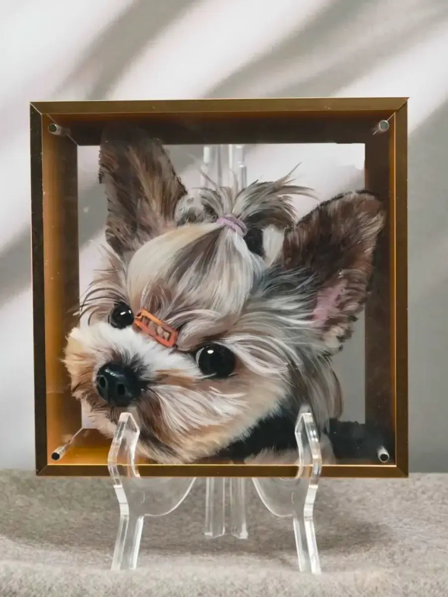 Dimension Series: Multi-Layered 3D Acrylic Pet Portrait - Premium Modern Gift Edition