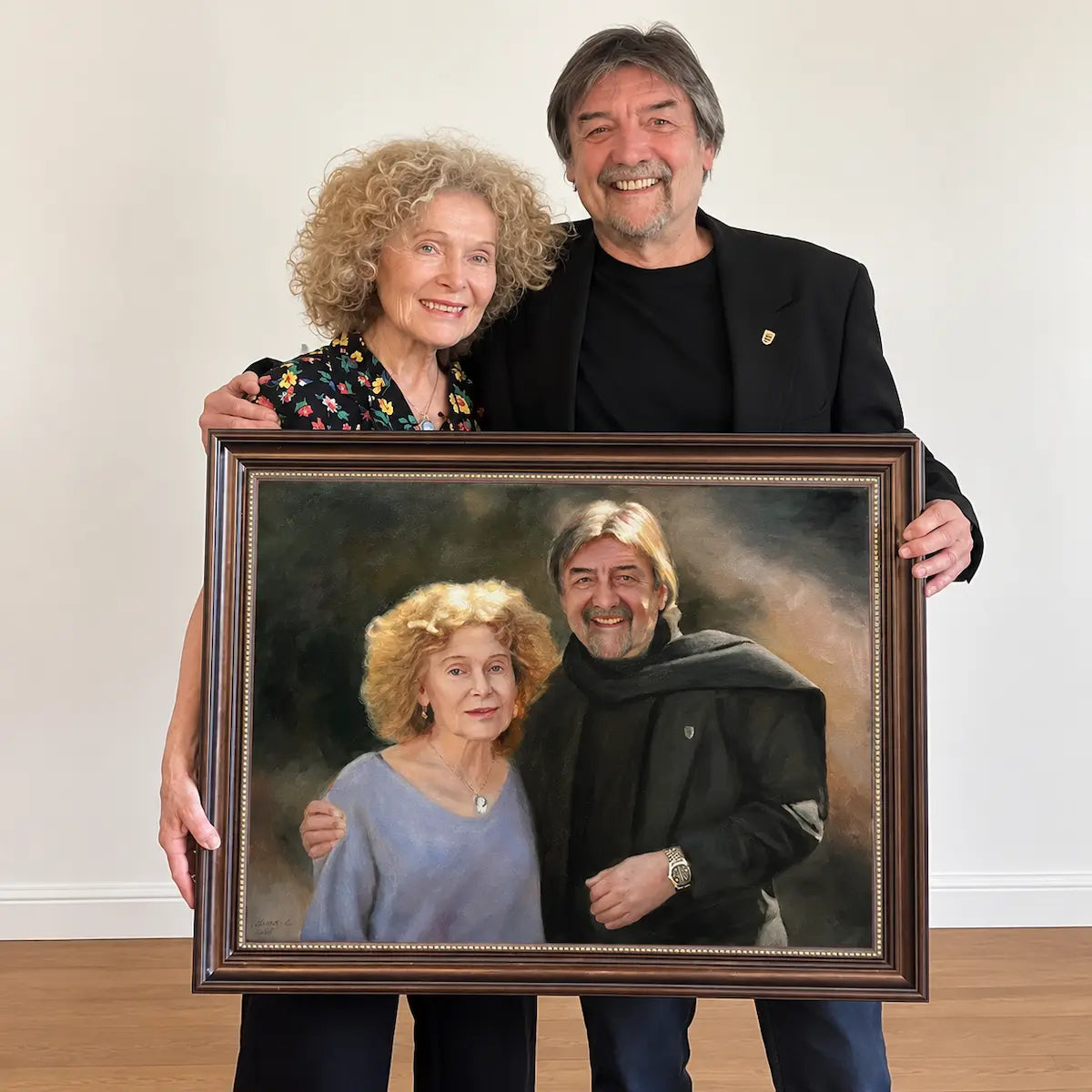Custom Oil Portraits From Photos—Perfect for Couples, Families, Commemorative Occasions, and Gifts