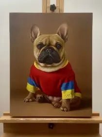 Museum-Grade Oil Pet Portrait