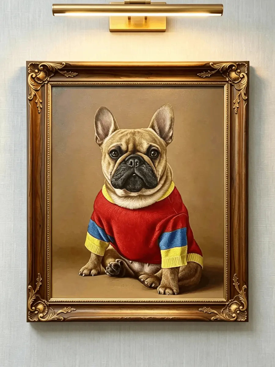 Museum-Grade Oil Pet Portrait