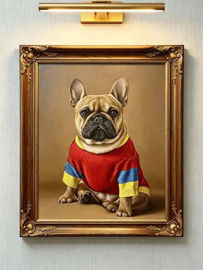 Museum-Grade Oil Pet Portrait