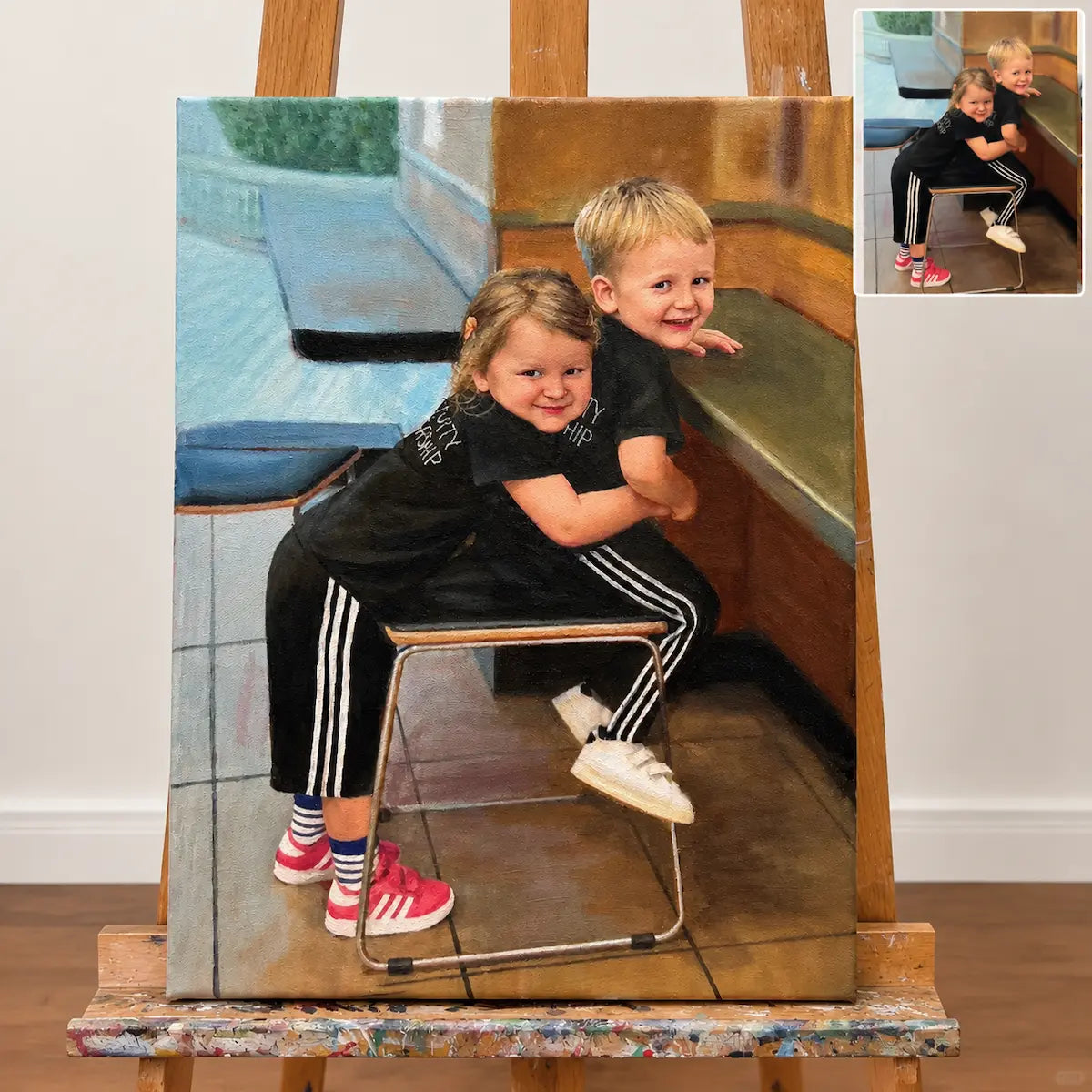 Custom Oil Portraits From Photos—Perfect for Couples, Families, Commemorative Occasions, and Gifts