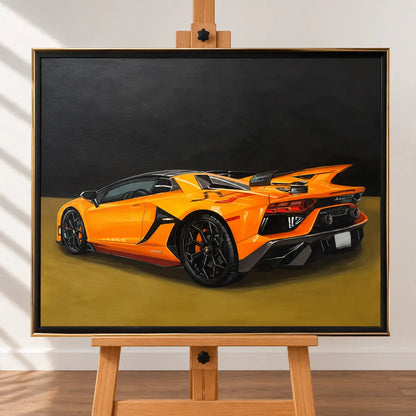 Custom Car Oil Painting Portraits From Photo