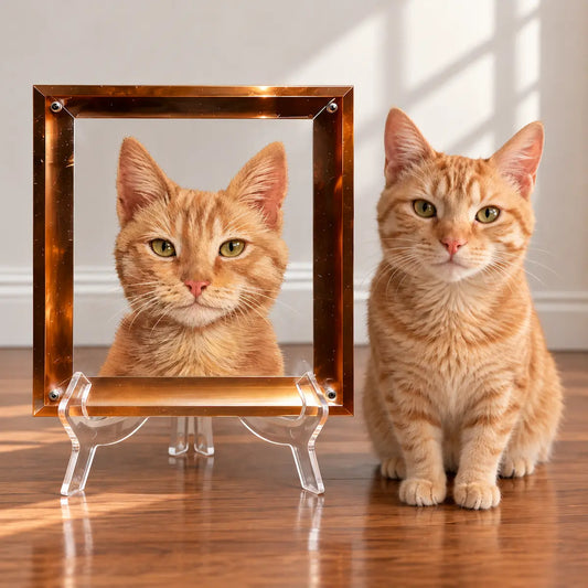 Dimension Series: Multi-Layered 3D Acrylic Pet Portrait - Premium Modern Gift Edition