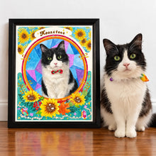 Art Nouveau Pet Portrait — Custom Mucha-Style, Hand-Painted