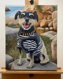 Museum-Grade Oil Pet Portrait